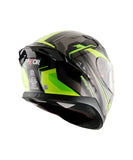 AXOR APEX ROADTRIP CASCO INTEGRAL DE MOTO NG MATE AMARILLO FLUO