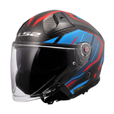 LS2 OF603 INFINITY II C CASCO DE MOTO URUS AZUL ROJO