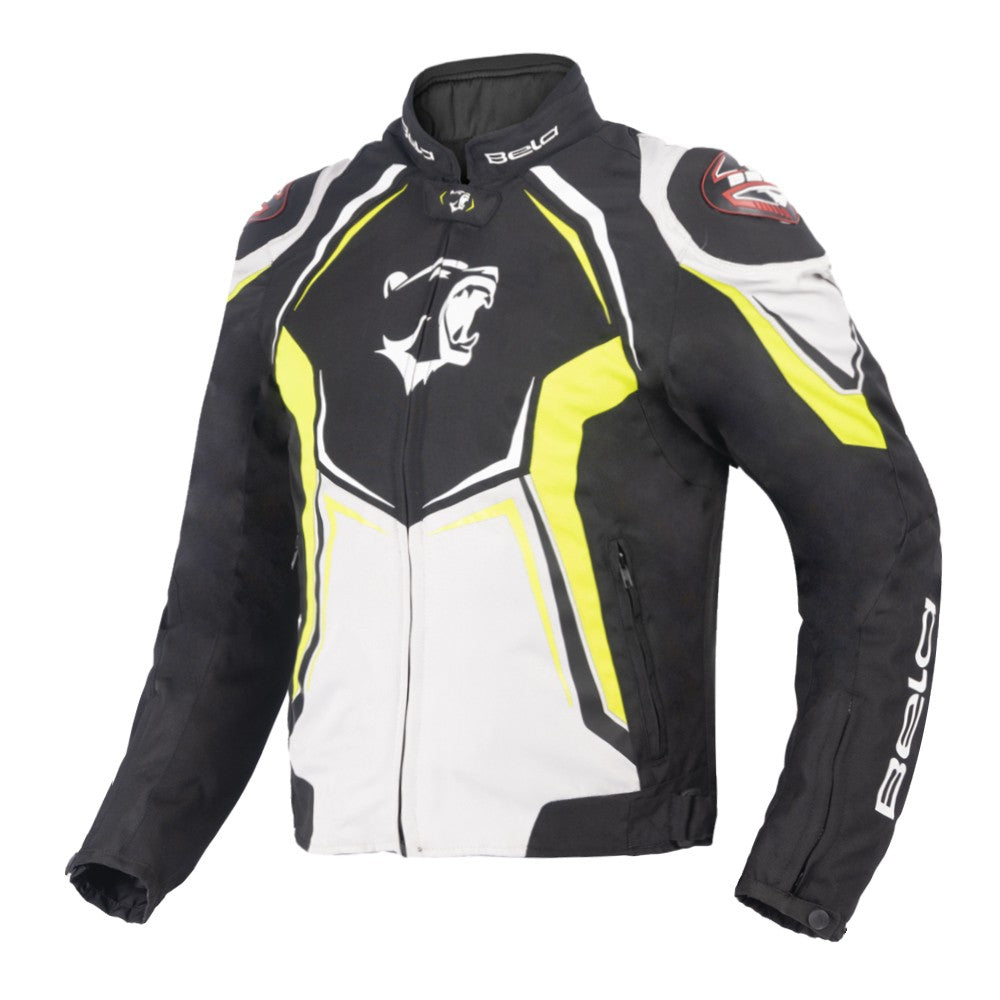 BELA - Chaqueta Textil Chaser Negro/Hielo/Amarillo Fluor - SECURTEX MOTOR S.L (t/a MaximoMoto)