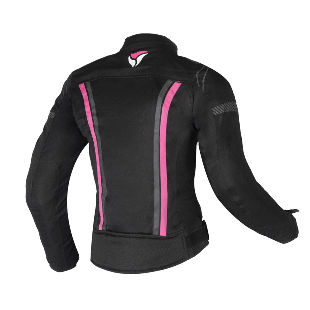 R-TECH - Chaqueta Textil Palma Lady Negro/Rosa - SECURTEX MOTOR S.L (t/a MaximoMoto)