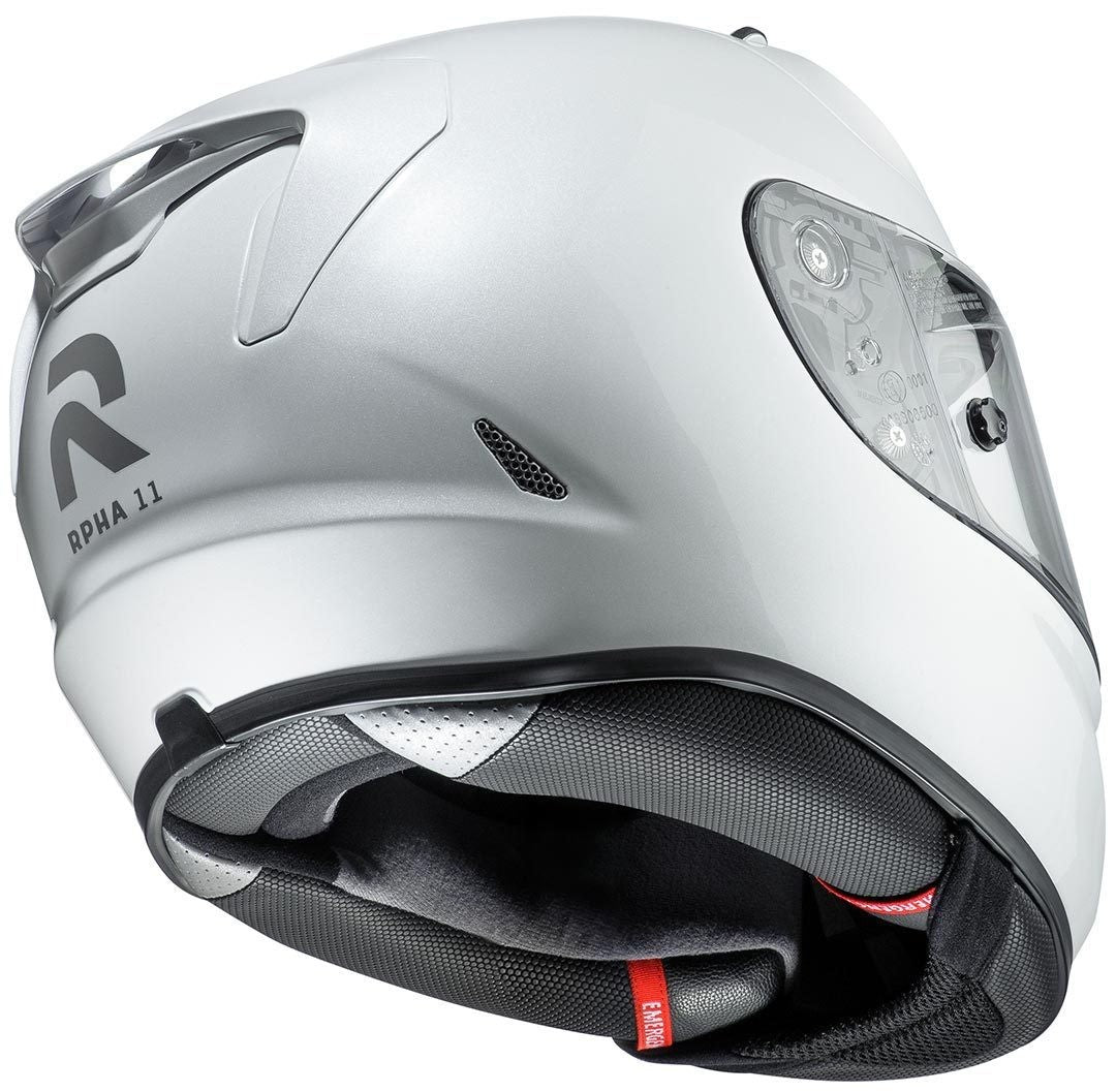 HJC RPHA 11 UNI BLANC PERLE - SECURTEX MOTOR S.L (t/a MaximoMoto)