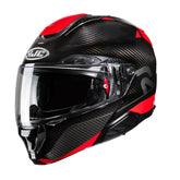 Casco Modular HJC RPHA 91 Noela Carbon MC1 rojo