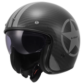 LS2 OF601 BOB II C STAR CASCO DE MOTO GRIS
