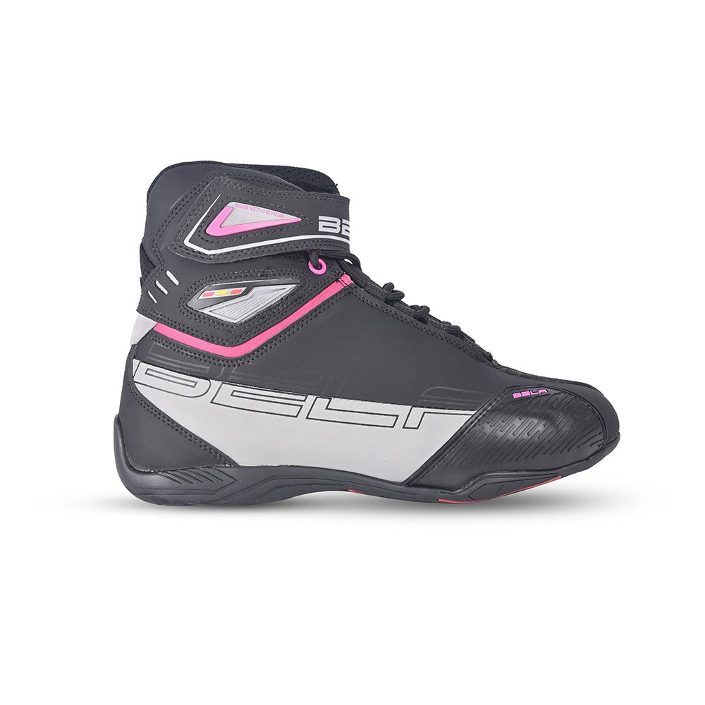 BELA - Botas Piel Blaze Lady Negro/Rosa - SECURTEX MOTOR S.L (t/a MaximoMoto)