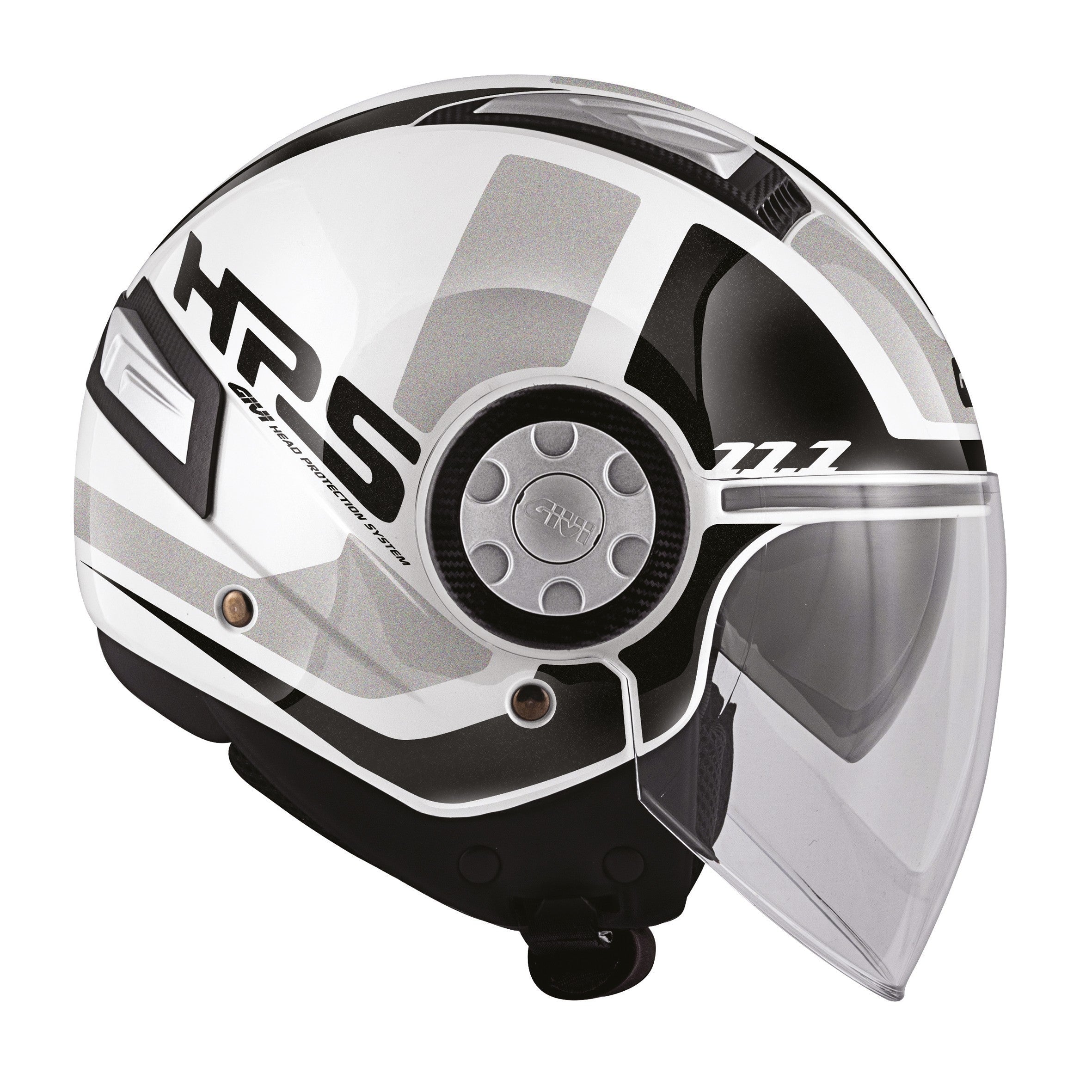 GIVI CASCO JET-R 111/AIR JET-R.D/CLASS BLANCO/NEGRO/PLATA - SECURTEX MOTOR S.L (t/a MaximoMoto)