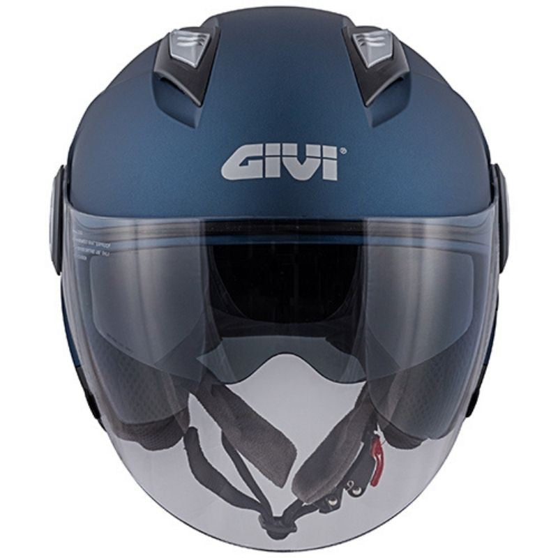 GIVI CASCO JET 123/STRATOS.D/SOLID AZUL OSCURO - SECURTEX MOTOR S.L (t/a MaximoMoto)