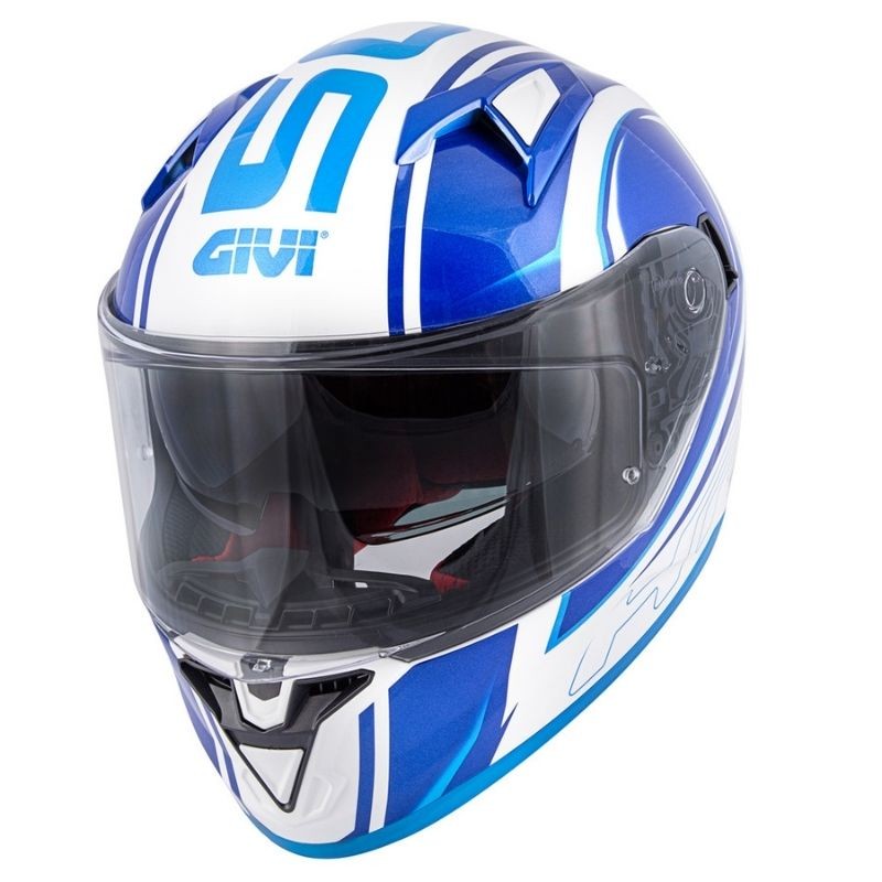 GIVI CASCO FULL 506/STOCCARDA.D/BLADES BLANCO/AZUL - SECURTEX MOTOR S.L (t/a MaximoMoto)