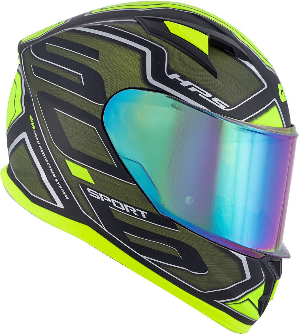 GIVI CASCO FULL 506/SPORT. LED/DEEP VERDE-MT/YELLOW - SECURTEX MOTOR S.L (t/a MaximoMoto)