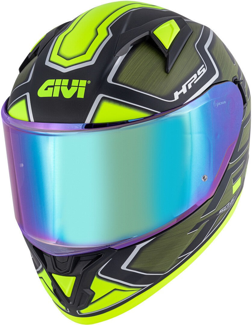 GIVI CASCO FULL 506/SPORT. LED/DEEP VERDE-MT/YELLOW - SECURTEX MOTOR S.L (t/a MaximoMoto)