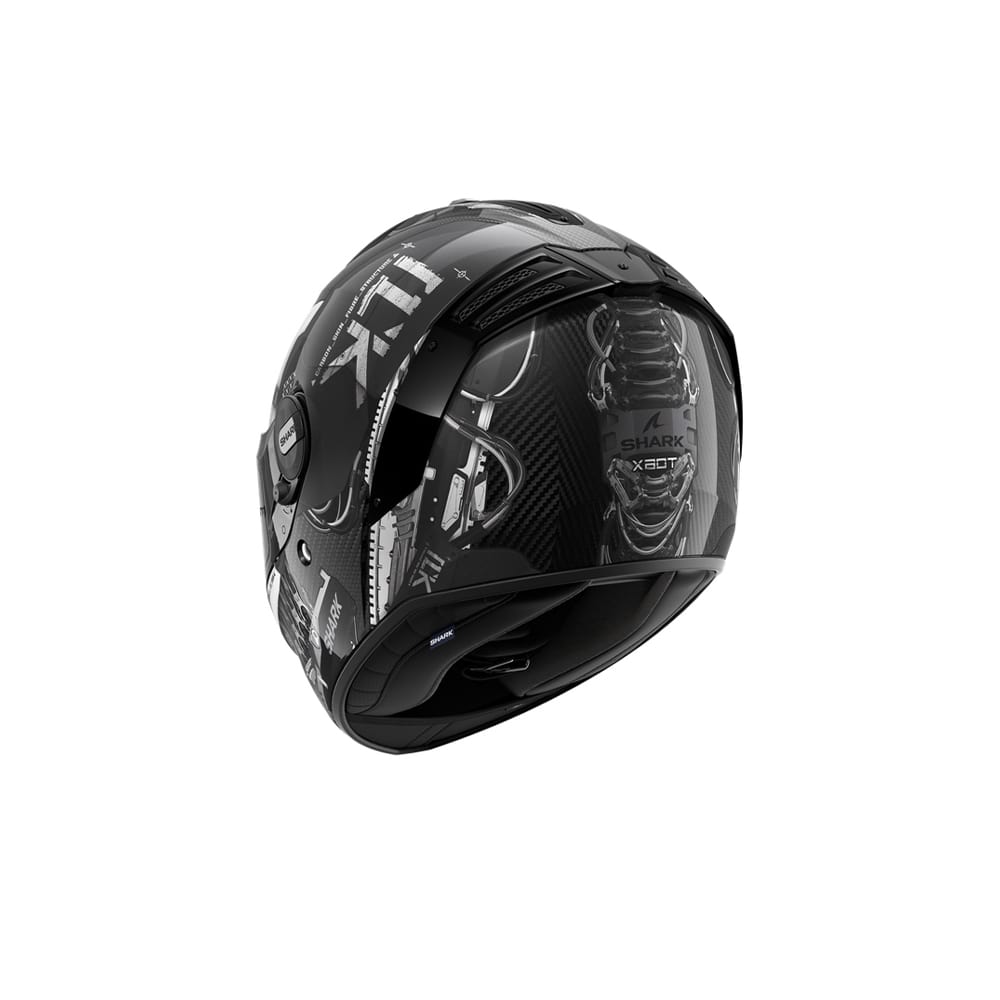 SHARK CASCO SPARTAN RS CARBON XBOT Carbono Antracita Plata