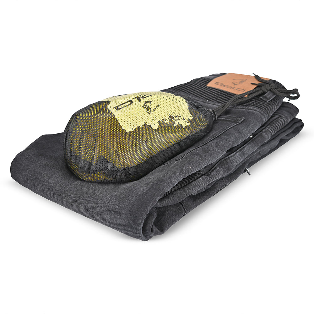 BELA KEVLAR TROPHY Moto Calcas Preto 34L Inseam