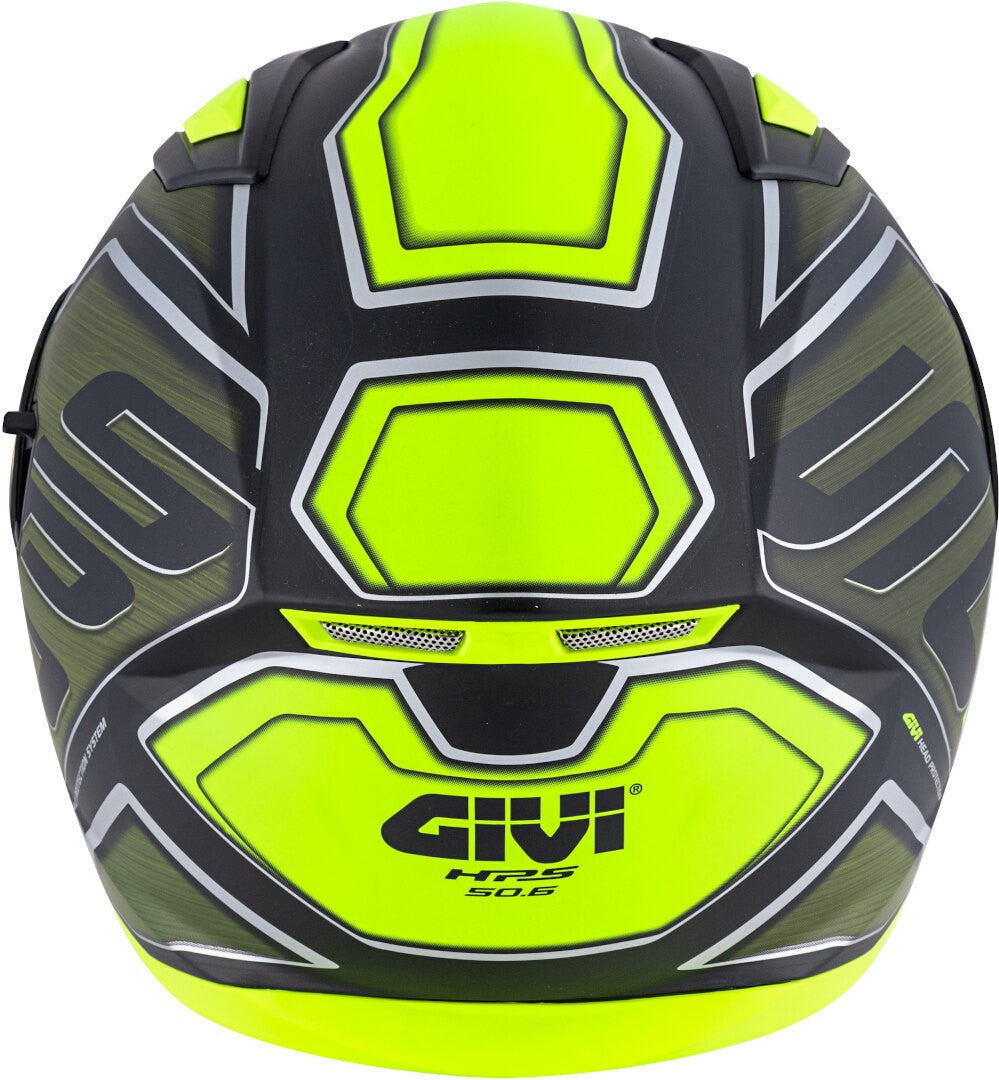 GIVI CASCO FULL 506/SPORT. LED/DEEP VERDE-MT/YELLOW - SECURTEX MOTOR S.L (t/a MaximoMoto)