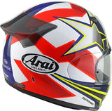 ARAI QUANTIC STAR & STRIPES CASCO INTEGRAL ROJO BLANCO AZUL AMARILLO FLUOR