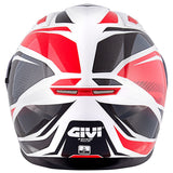 GIVI CASCO FULL 506/STOCCARDA.D/FOLLOW BLANCO/ROJO - SECURTEX MOTOR S.L (t/a MaximoMoto)