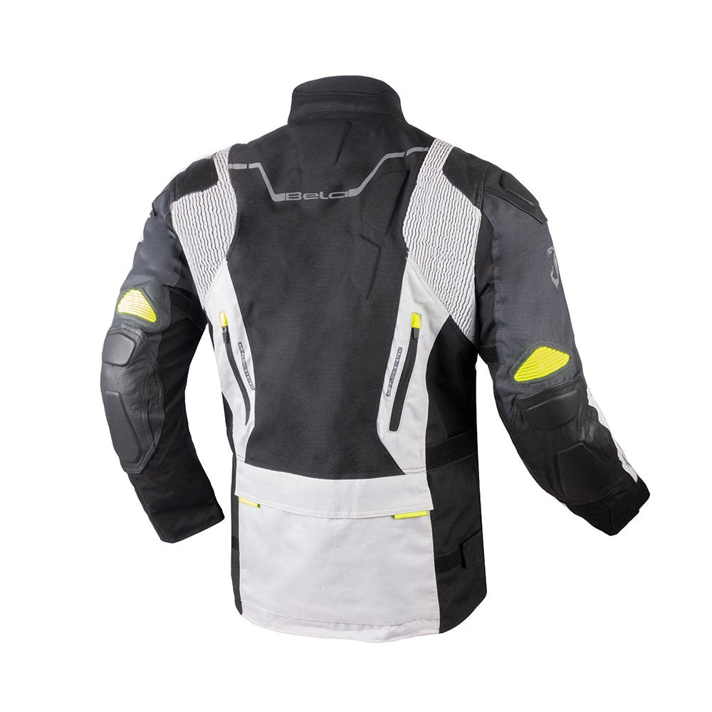 BELA - Chaqueta Textil Nordic 4 Hielo/Gris/Negro/Amarillo - SECURTEX MOTOR S.L (t/a MaximoMoto)