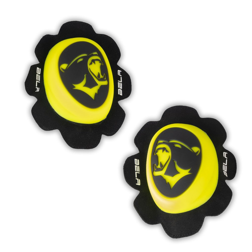 BELA - Protección Textil/Pvc Slider de Rodilla Amarillo Fluor - SECURTEX MOTOR S.L (t/a MaximoMoto)