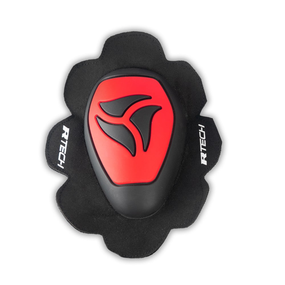 R-TECH - Protección Rodilla Knee Slider Negro/Rojo - TU / NEGRO/ ROJO