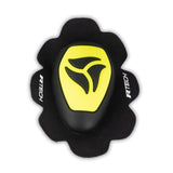 R-TECH - Protección Rodilla Knee Slider Negro/Amarillo Fluor - SECURTEX MOTOR S.L (t/a MaximoMoto)