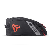 R-TECH - Mochila Piel/Textil Flap - L / Negro