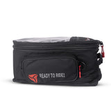 R-TECH - Mochila Piel/Textil Trip - M / Negro