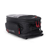 R-TECH - Mochila Piel/Textil Trip - M / Negro