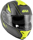 GIVI CASCO MOD X21/CHALLENGER C/PLD/GLOBE NEGRO-MT/YELLOW - SECURTEX MOTOR S.L (t/a MaximoMoto)