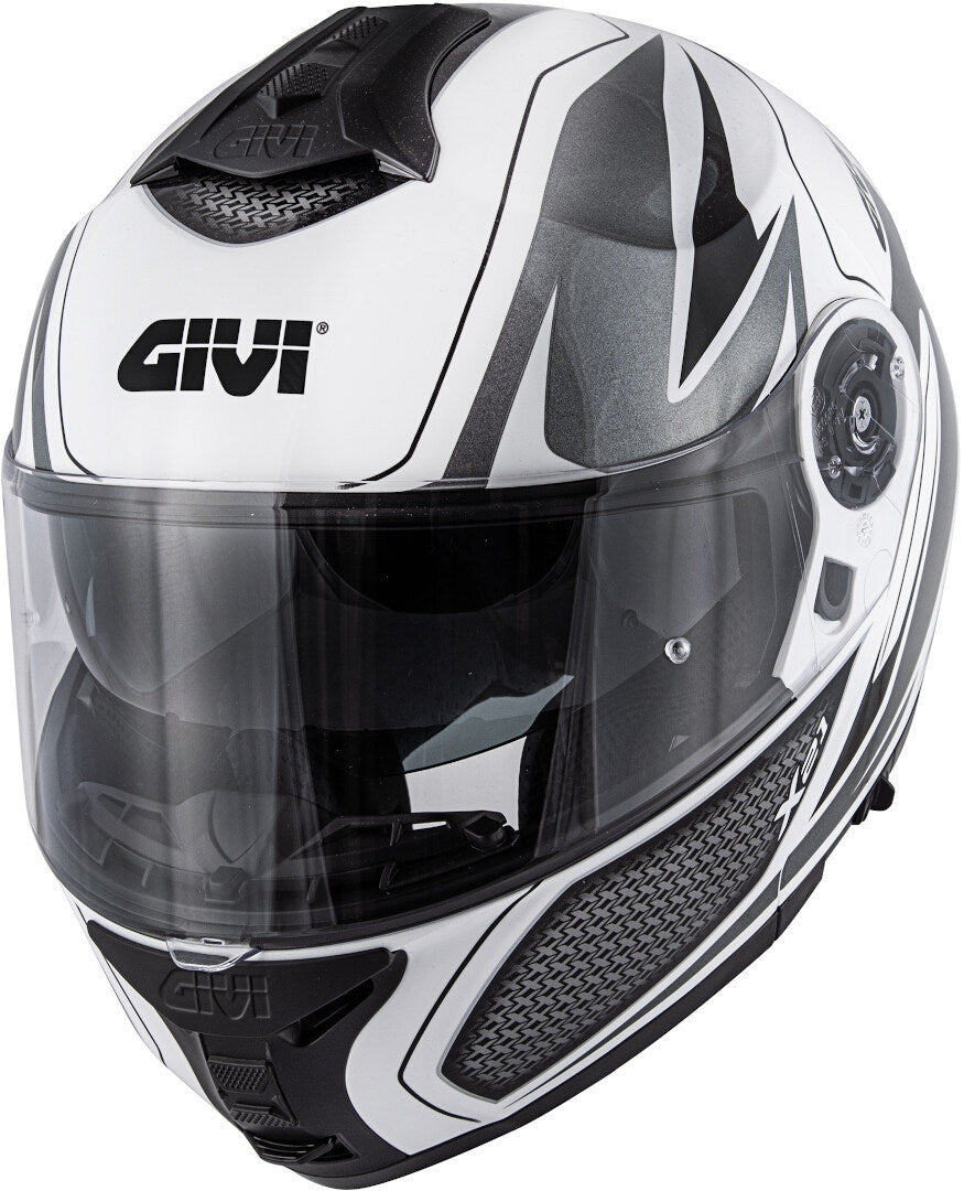 GIVI CASCO MOD X21/CHALLENGER C/PL.D/GLOBE BLANCO/NEGRO - SECURTEX MOTOR S.L (t/a MaximoMoto)