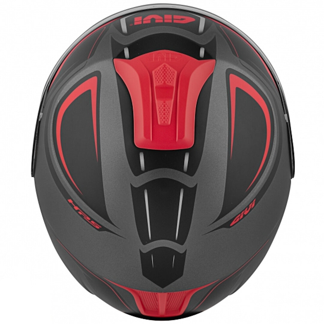 GIVI - CASCO JET X22 PLANETD HYPER TITANIO ROJO - SECURTEX MOTOR S.L (t/a MaximoMoto)