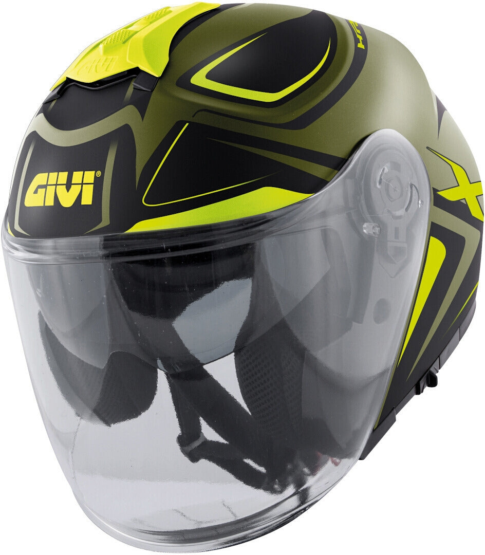 GIVI - CASCO X22 PLANETD HYPER NEGRO VERDE YELLOW - SECURTEX MOTOR S.L (t/a MaximoMoto)