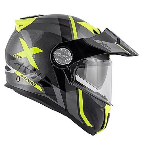 GIVI CASCO MOD X33/CANYON C/PL.D/DIVISION TITANIO-YELLOW - SECURTEX MOTOR S.L (t/a MaximoMoto)