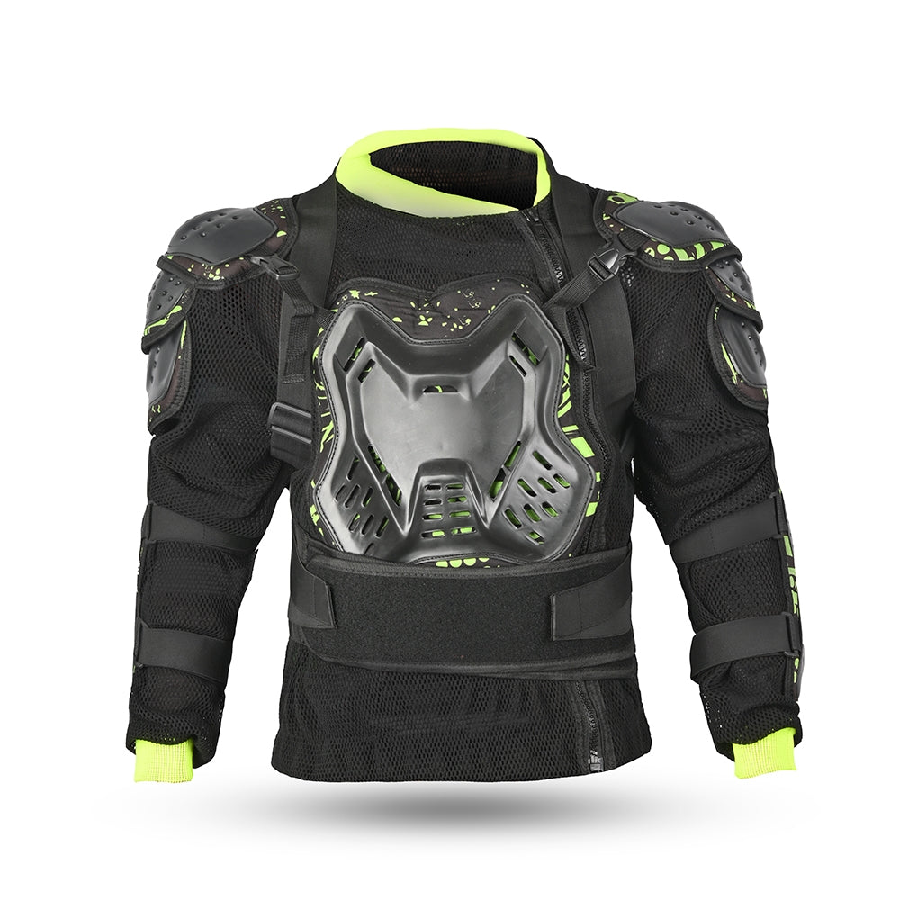 BELA-Protector Textil Motocross Jacket con tirantes Negro/Amari fluo - SECURTEX MOTOR S.L (t/a MaximoMoto)