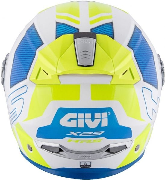GIVI CASCO MOD X23/SYDNEY C/PL.D/PROTECT BLANCO/AZUL/YELLOW - SECURTEX MOTOR S.L (t/a MaximoMoto)