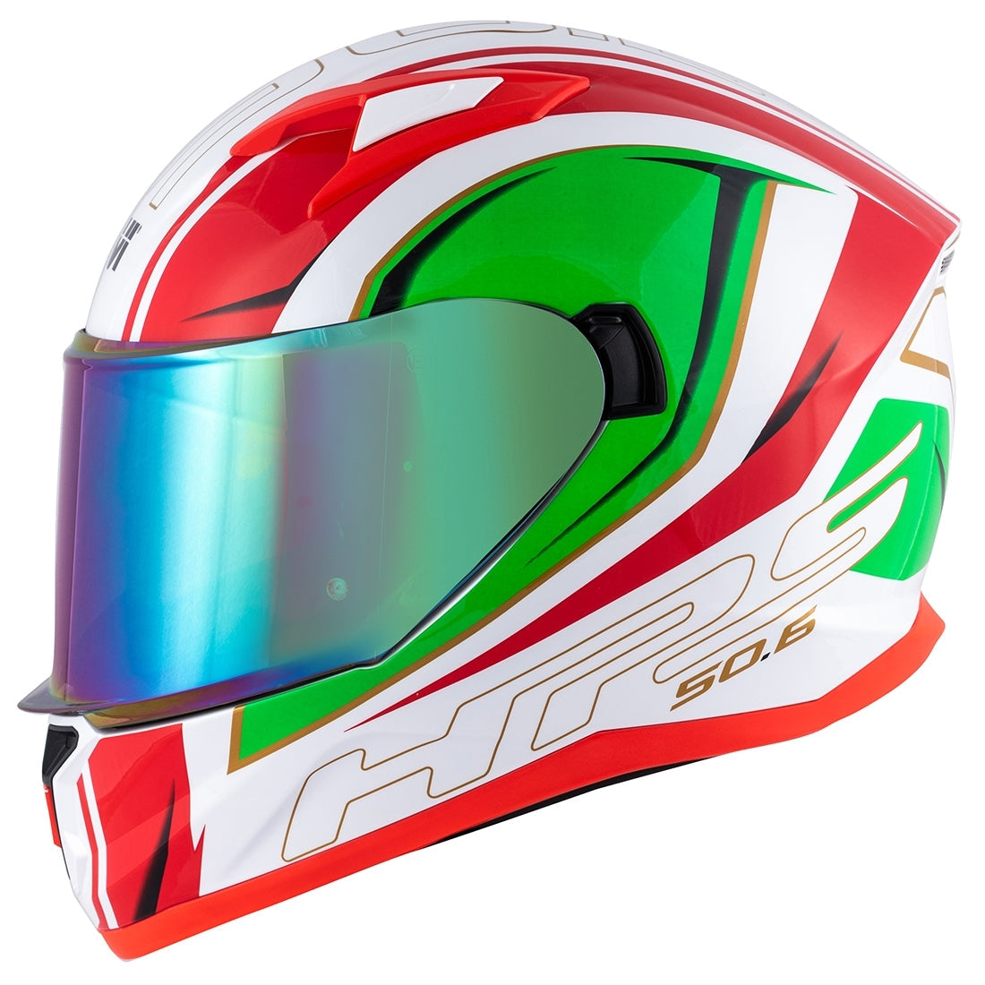GIVI CASCO FULL 506/STOCCARDA.D/BLADES BLANCO/VERDE/ROJO - SECURTEX MOTOR S.L (t/a MaximoMoto)