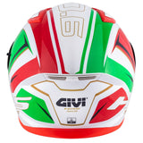 GIVI CASCO FULL 506/STOCCARDA.D/BLADES BLANCO/VERDE/ROJO - SECURTEX MOTOR S.L (t/a MaximoMoto)