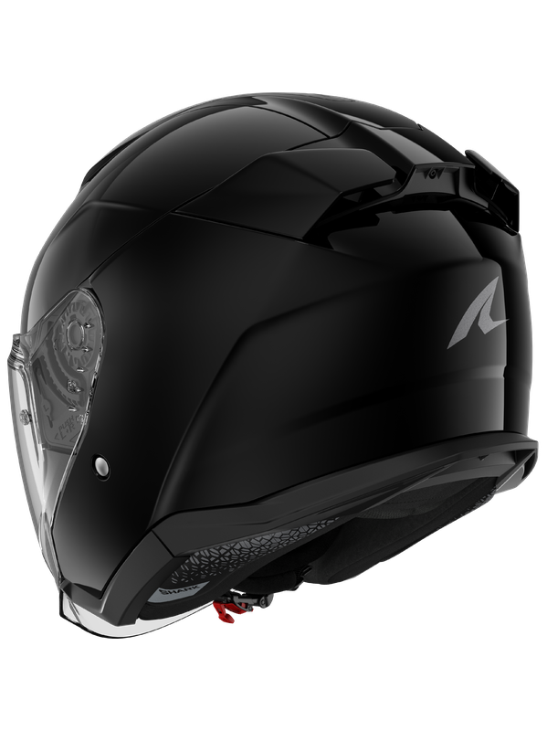 SHARK SKWAL JET BLANK MOTOCICLETA CARA ABIERTA CASCO NEGRO