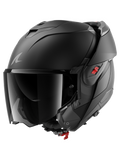 SHARK OXO DARK SHADOW ABATIBLE CASCO NEGRO MATE