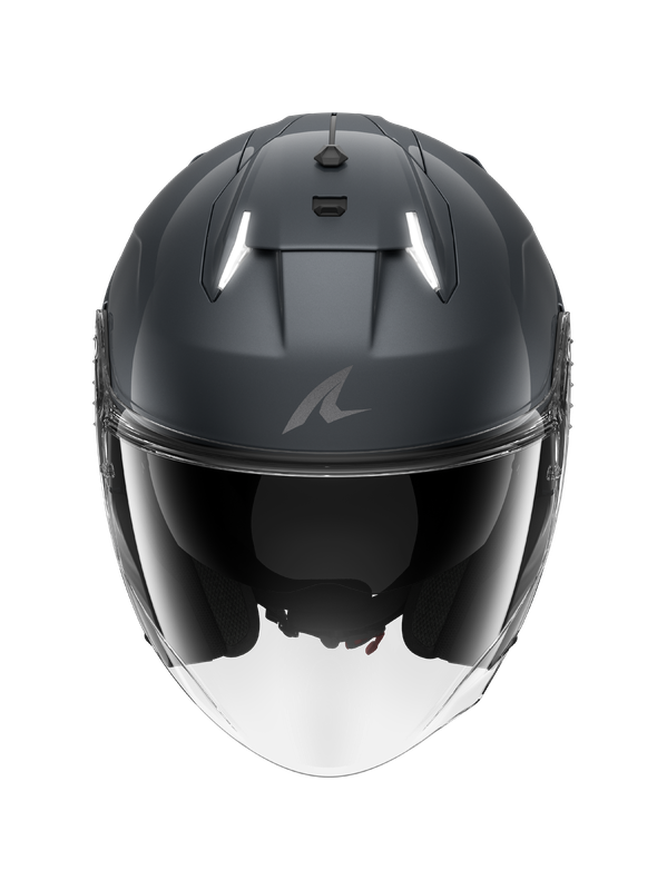 Shark SKWAL i3 Jet Blank cara abierta motocicleta Casco metal arma
