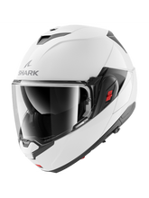 SHARK OXO BLANK MOTOCICLETA ABATIBLE CASCO BLANCO PERLADO