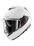 SHARK OXO BLANK MOTOCICLETA ABATIBLE CASCO BLANCO PERLADO
