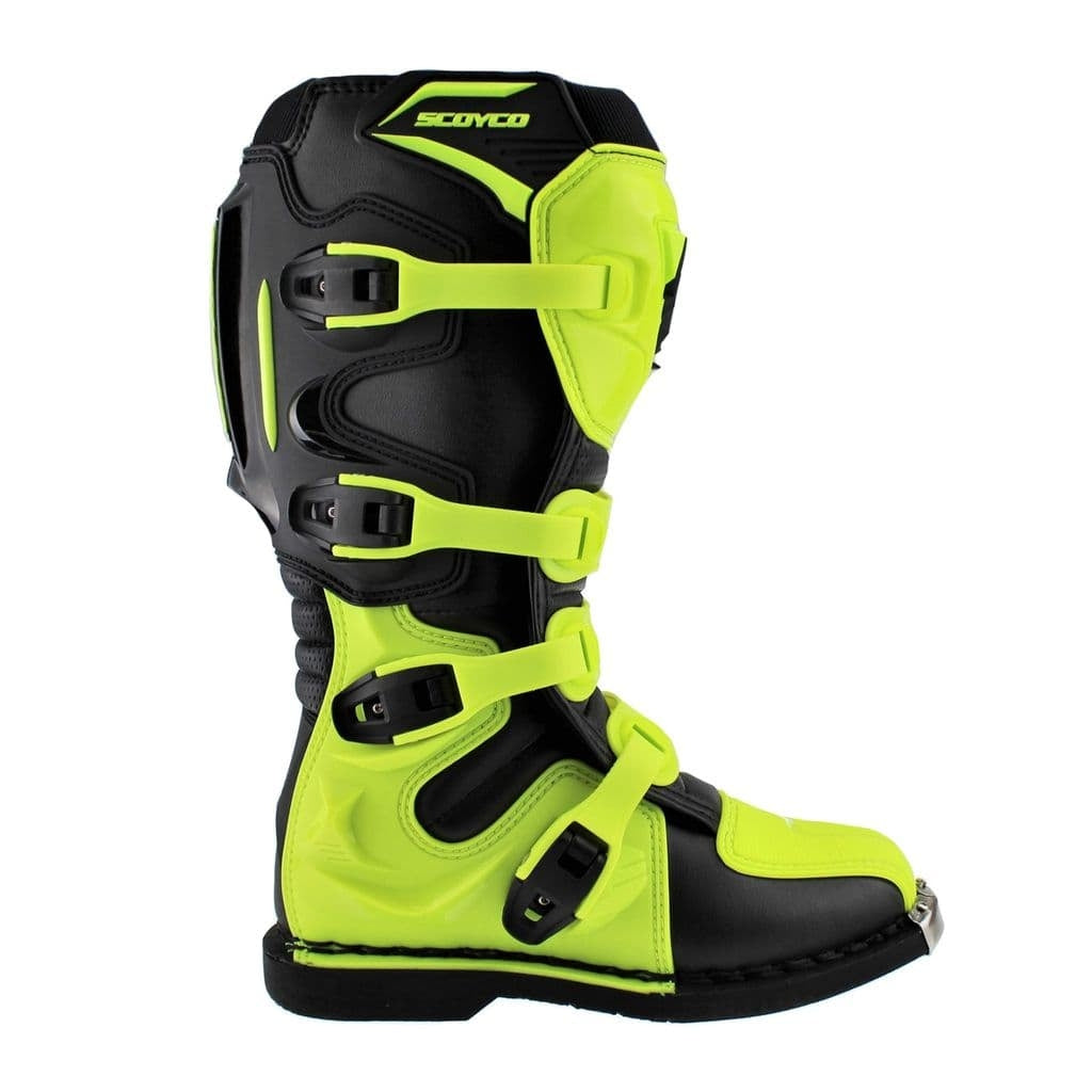 SCOYCO Motocross Sport Enduro Boot Negro/Amarillo - SECURTEX MOTOR S.L (t/a MaximoMoto)