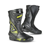 BELA - Botas Piel Master Man Negro/Amarillo Fluor - SECURTEX MOTOR S.L (t/a MaximoMoto)