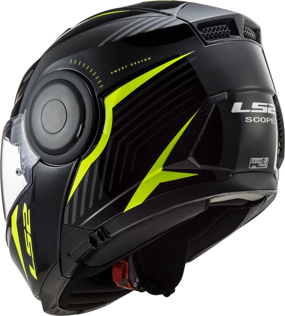 LS2 FF902 SCOPE SKID BLACK H-V YELLOW - SECURTEX MOTOR S.L (t/a MaximoMoto)