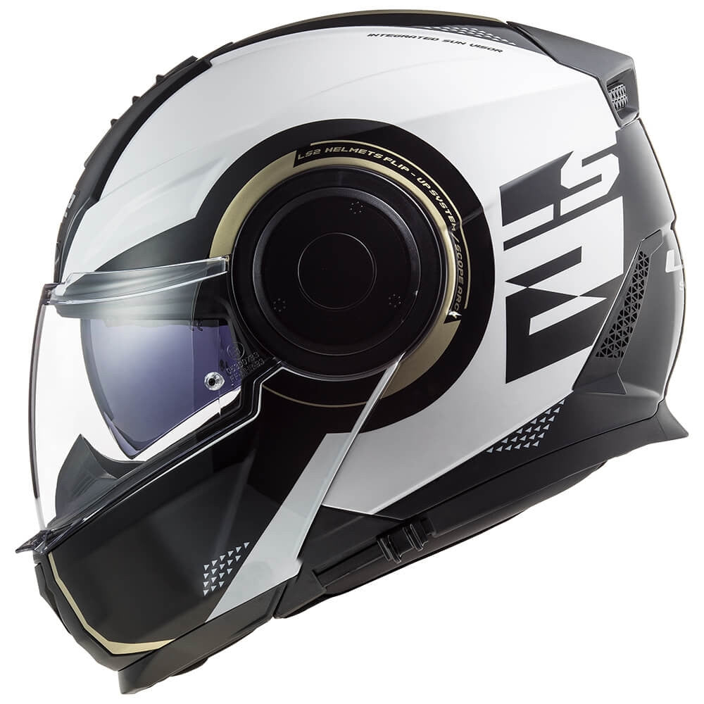 LS2 FF902 SCOPE ARCH GLOSS WHITE TITANIUM - SECURTEX MOTOR S.L (t/a MaximoMoto)