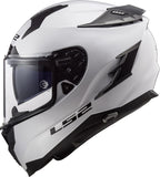 LS2 FF327 CHALLENGER SOLID WHITE - SECURTEX MOTOR S.L (t/a MaximoMoto)