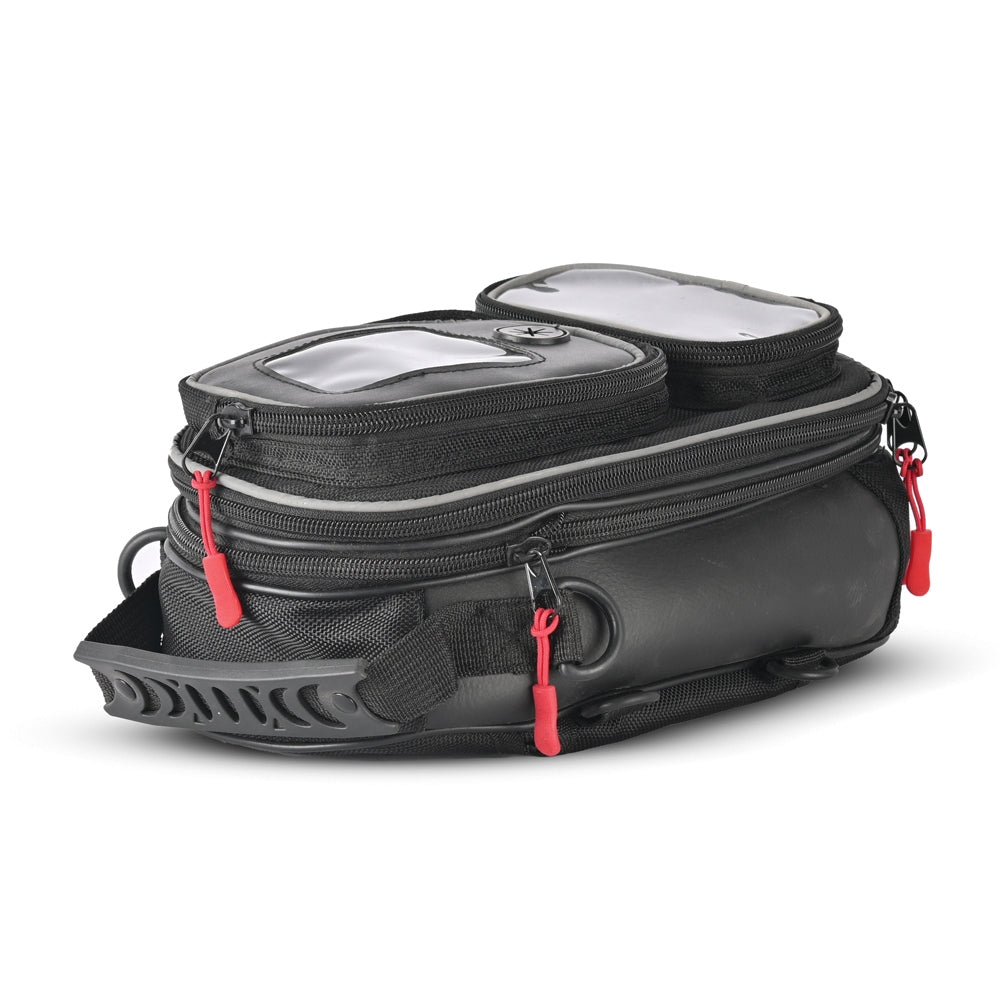 R-TECH-Mochila Textil Beat Double Pocket Negro - M / Negro