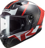 LS2 FF805 THUNDER C RACING1 GL.RED WHITE - SECURTEX MOTOR S.L (t/a MaximoMoto)