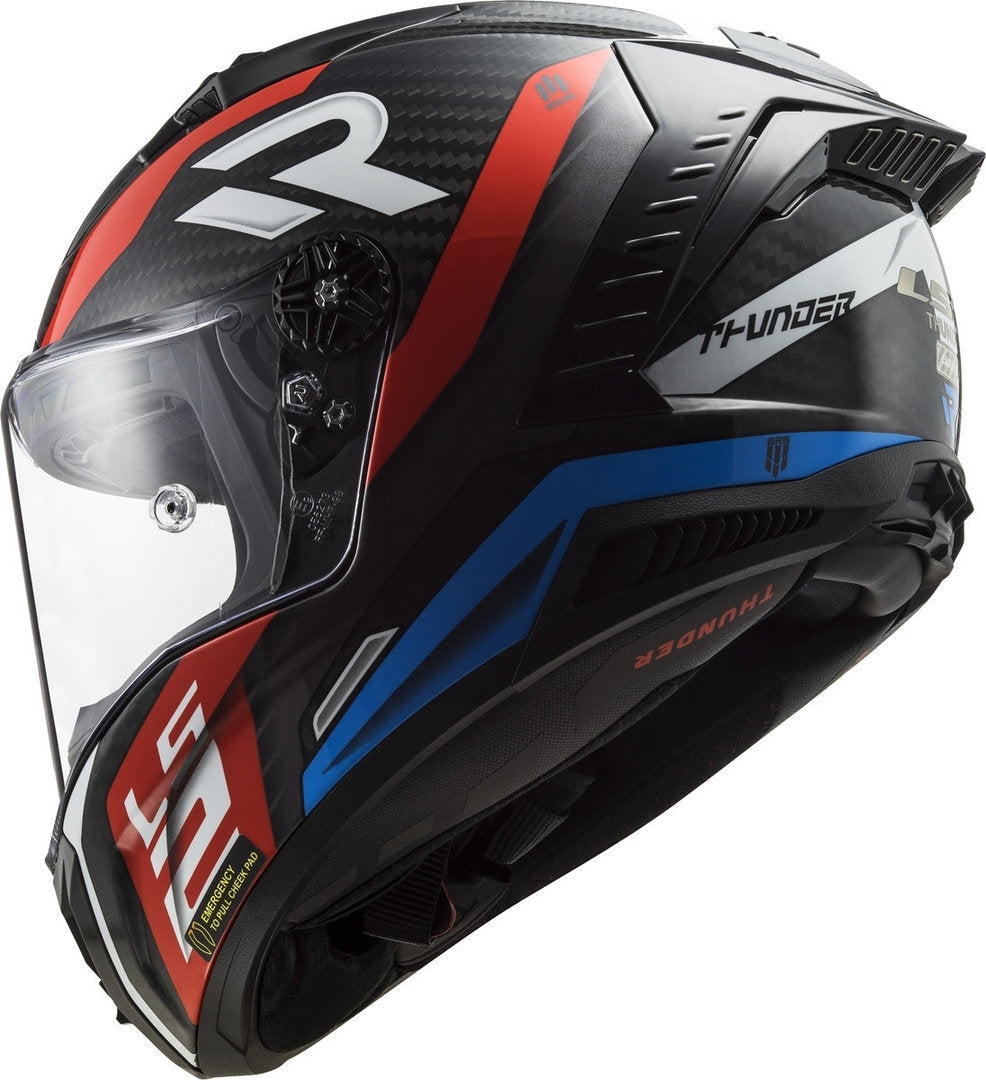 LS2 FF805 THUNDER C SUPRA RED BLUE - SECURTEX MOTOR S.L (t/a MaximoMoto)