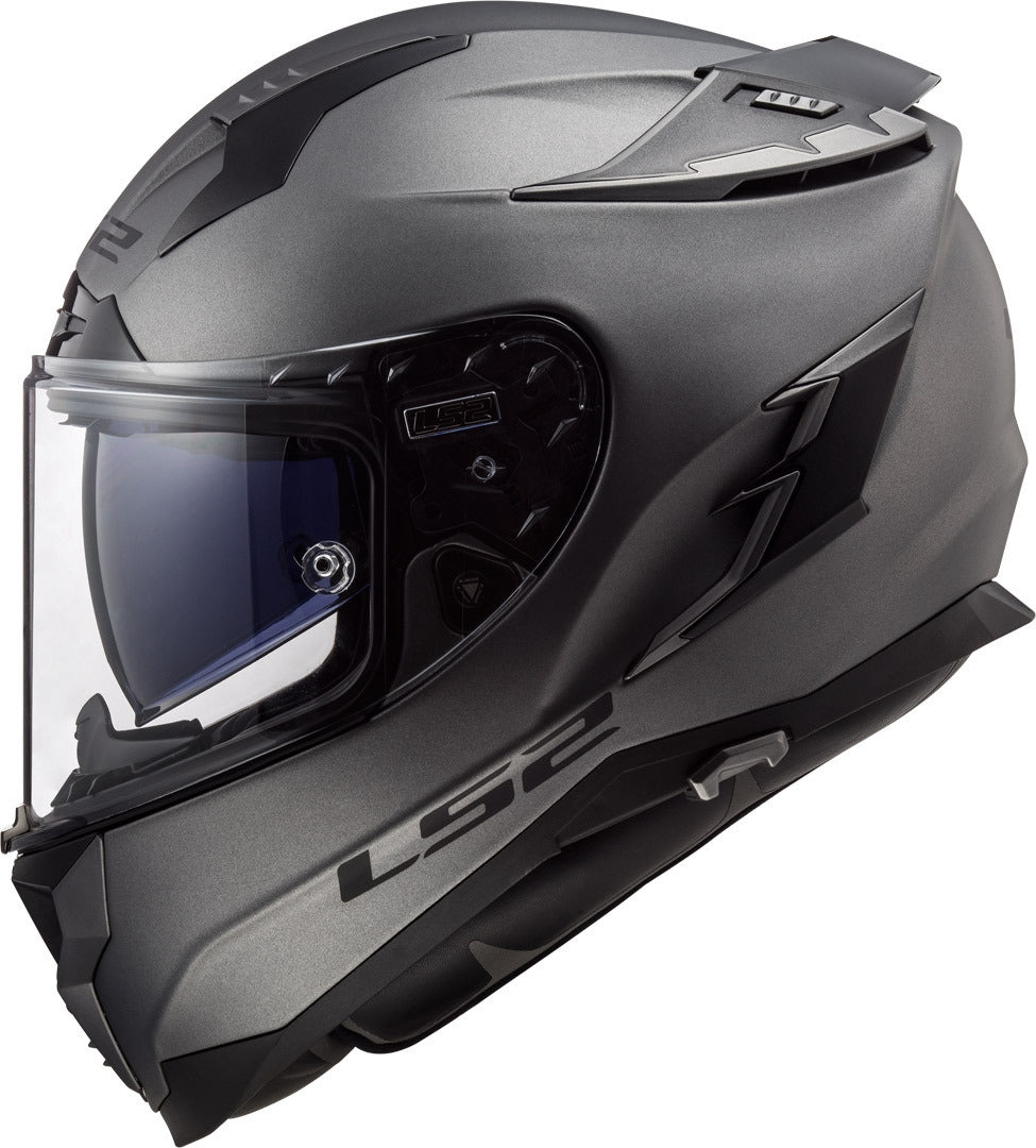 LS2 FF327 CHALLENGER SOLID MATT TITANIUM - SECURTEX MOTOR S.L (t/a MaximoMoto)