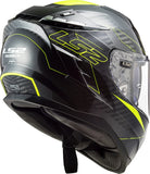 LS2 FF327 CHALLENGER CT2 FOLD GLOSS H-V YELLOW - SECURTEX MOTOR S.L (t/a MaximoMoto)