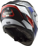 LS2 FF327 CHALLENGER CT2 ALLOY WHITE BLUE RED - SECURTEX MOTOR S.L (t/a MaximoMoto)